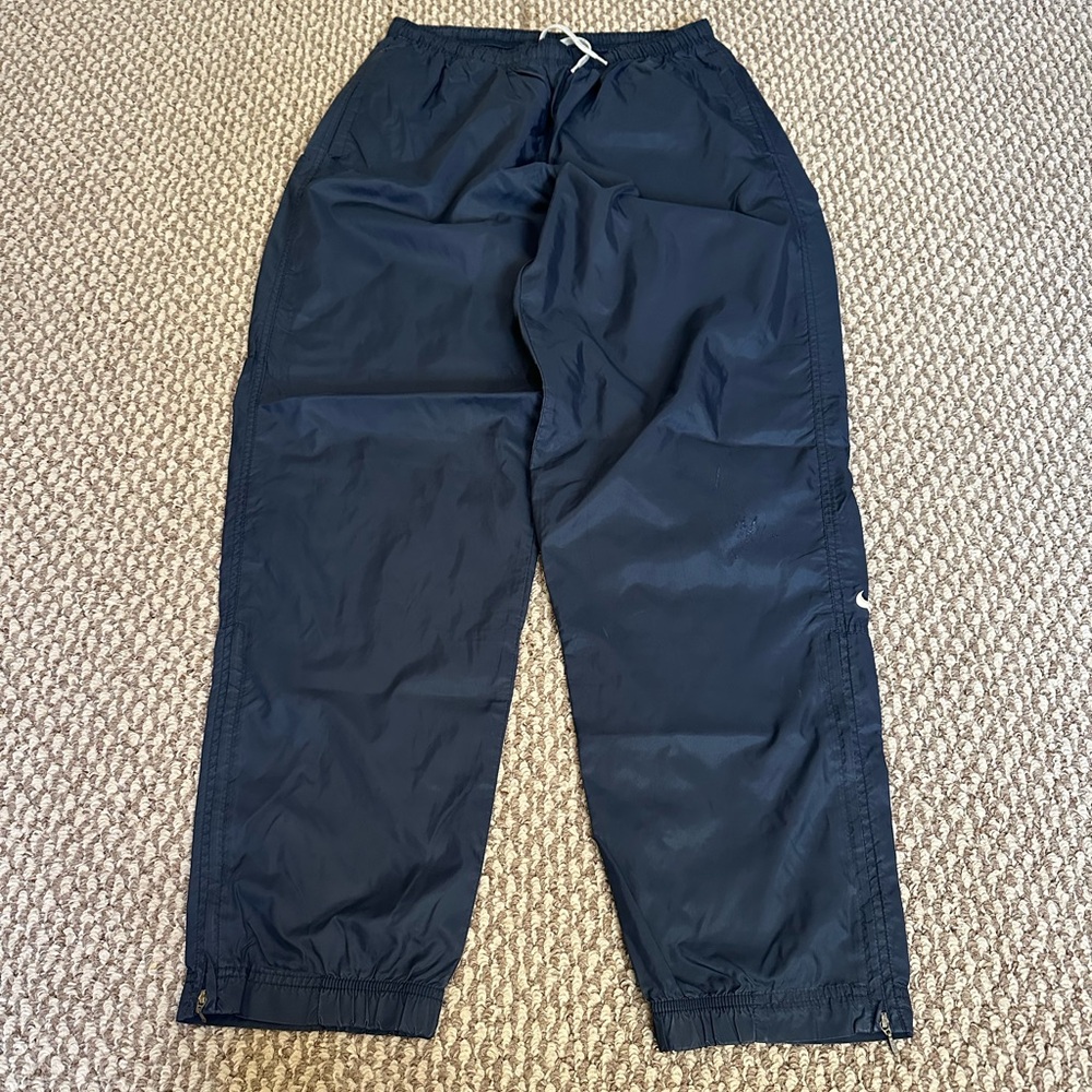 Vintage Nike Baggy Track Pants Navy Women’s L Made in Taiwan